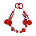 thumbnail image 1 of Charms para teléfono, charms para bolsos, llaveros, charms fantásticos para bolsos, monederos hechos a mano. rojo, 1 of 9