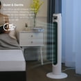 thumbnail image 6 of MaxKare 36" Tower Fan Oscillating Cooling Fan, Remote Control 3 Speeds 3 Wind Modes Timer, White, 6 of 10