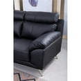 thumbnail image 5 of American Eagle Furniture Leather Loveseat in Black, 5 of 9