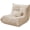 Beige, variant on Lazy Sofa Bean Bag Chair for Adults, Comfy Floor Sofa Fireside Chair for Living Room, Bedroom, Memory Foam Filled, Green