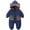 A02-Navy, variant on CAICJ98 Outerwear Romper Coat Warm Infant Baby Jacket Snowsuit Boys Girls Hooded Jumpsuit Toddler Boys Girls Winter Coat (Black,10-18 Months)