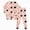 H347-Pink, variant on TOWED22 Toddler Halloween Pajamas Girls Boys Funny Graphic Print Pjs Sets Kids Snug fit 2pcs Long-Sleeve Fall Winter Sleepwear