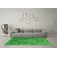 thumbnail image 3 of Ahgly Company Indoor Round Oriental Green Industrial Area Rugs, 8' Round, 3 of 4