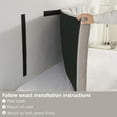 thumbnail image 3 of Virtu Upholstered Full Headboard No Tools Required Peel and Stick Bed Headboard Only, Silver, 3 of 7