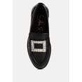 thumbnail image 4 of Bossi Faux Leather Loafers With Buckle Embellishment, 4 of 5