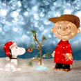 thumbnail image 3 of Tisyourseason Charlie Brown Snoopy & The Lonely Tree Lighted Outdoor Christmas Decoration 3Pc Set, 3 of 3