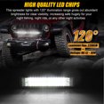 thumbnail image 2 of 2x 6inch 84W LED Work Light Bar Flood Fog Lamp Offroad Driving Truck SUV ATV 4WD, 2 of 12