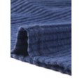 thumbnail image 5 of Vestido de mujer Inspire Chic con cuello redondo, manga larga, con fruncido lateral y abertura, talla XL, azul oscuro, 5 of 5