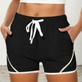 thumbnail image 6 of TYGHBN Women's Short Pants for Home and Casual Wear Breathable Comfortable Split Design Adjustable Drawstring Versatile Summer Shorts Boys Underwear Size 8 Sheer Shorts High Cut Underwear Women, 6 of 6
