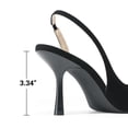 thumbnail image 5 of DREAM PAIRS Women's Slingback Closed Pointed Toe Kitten Heels High Stiletto D'Orsay Dress Shoes Wedding Work Comfortable Pumps, 5 of 7