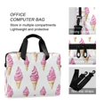 thumbnail image 4 of FORMRS 16" Laptop Sleeve Bag Carrying Case with Handle Travel Shoulder Briefcase, Pink Cartoon Ice Cream, 4 of 8
