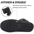 thumbnail image 3 of Womens Snow Boots Winter Fur Lined Ankle Boots Ladies Side Zipper Warm Lightweight Booties Outdoor Anti-Slip Girls Walking Boots, 3 of 13