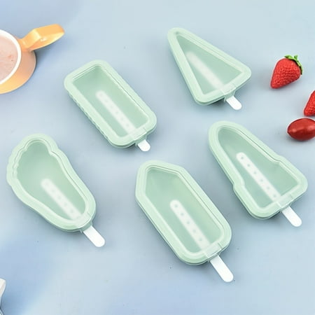 

DEKAXID 5pcs/set Popsicle Mold Creative Popsicle Mold Cartoon Popsicle Mold Ice Cream Mold Frozen Ice Cube Box Household Popsicle Mold Safety Jelly Mold Kitchen Stuff Kitchen Ac