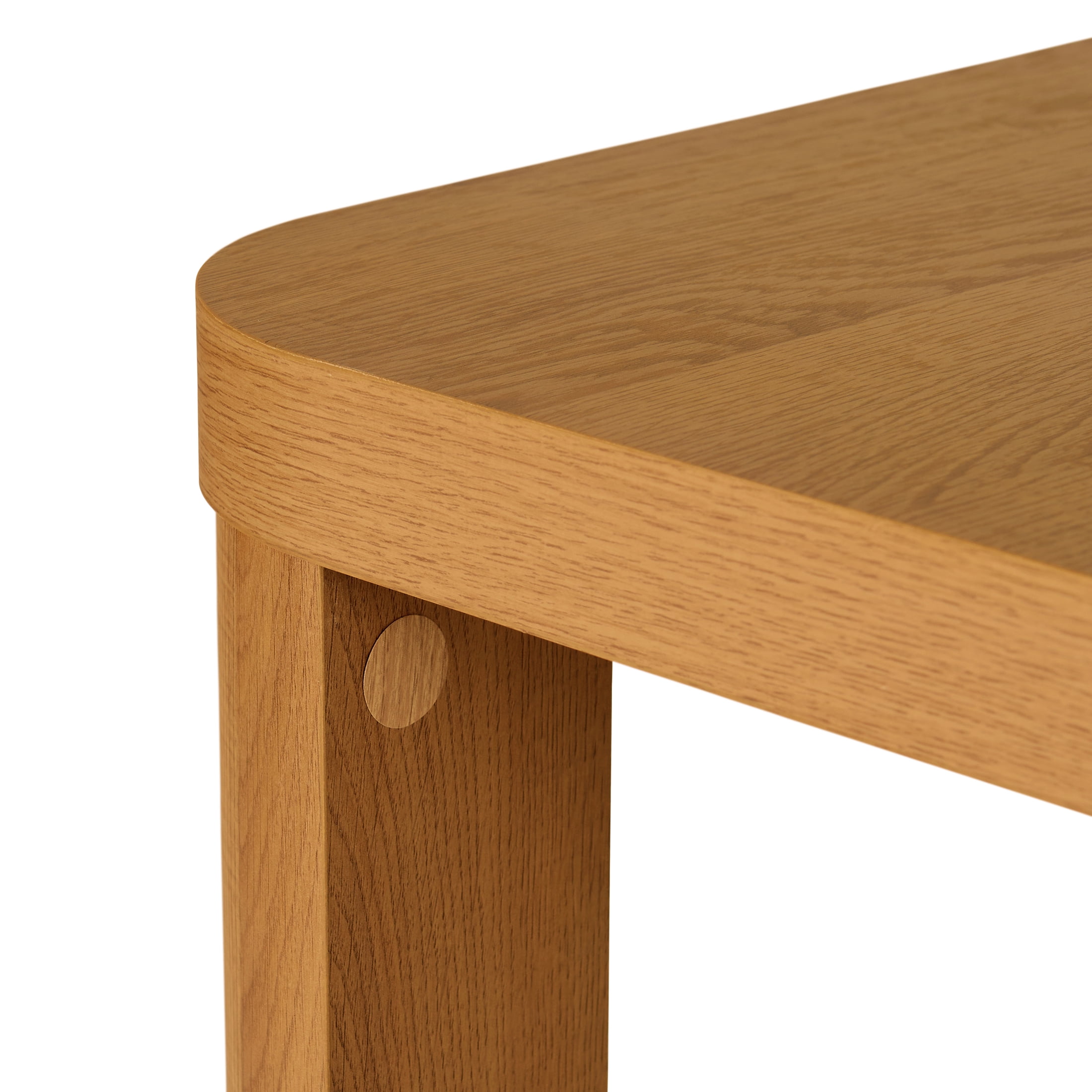 Better Homes & Gardens Juliet End Table, Light Honey Finish