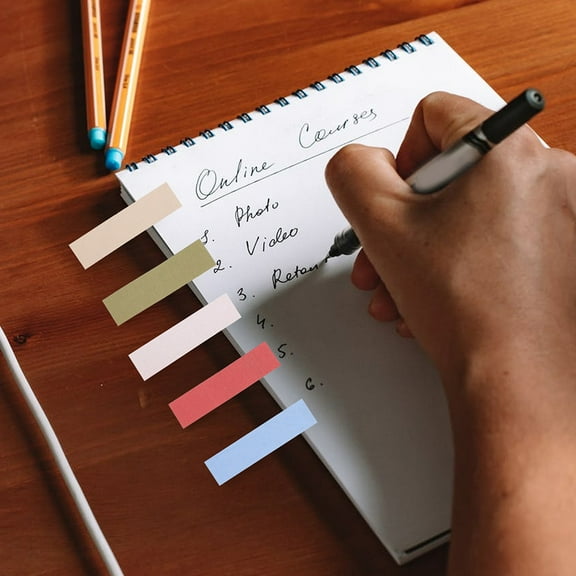 HEMOTON 9 Sets of Colored Index Tabs Multi-functional Page Markers Convenient Memo Stickers