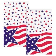 American Flag Printed Plastic Tablecover