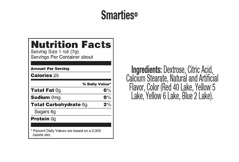 Smarties Original Candy Rolls, 1 lb - image 2 of 2