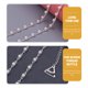thumbnail image 5 of 1 par de tirantes de sujetador para mujer, tirantes ajustables con perlas para los hombros., 5 of 5