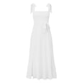 thumbnail image 4 of DHFJKG Dresses For Women 2026 Summer Wedding Guest Dress Sleeveless Square Neck Maxi Sundresses Side Slit Formal Comfortable Dresses, 4 of 4