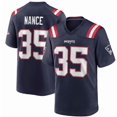 thumbnail image 1 of Men's New England Patriots Jim Nance Navy Retirement Commemorative Jersey with Embroidery-S, 1 of 2