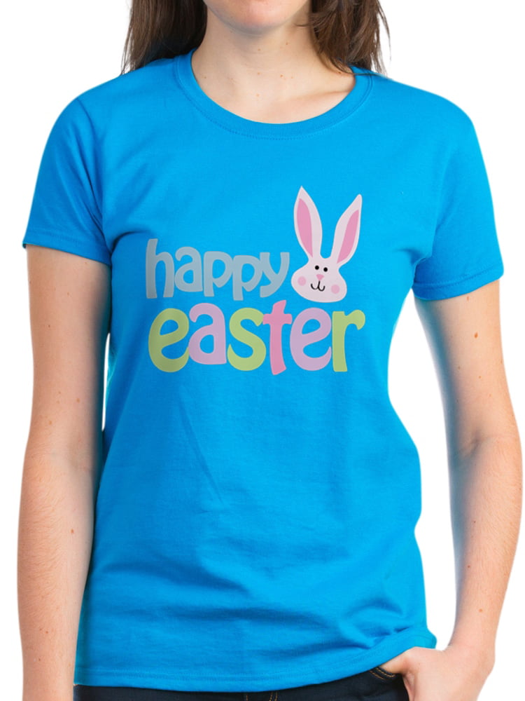 Happy Easter Ladies Womens Fitted T-Shirt 