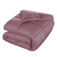 thumbnail image 2 of Superior Solid Comforter Down Alternative Bedding, Twin, Mauve, 2 of 13