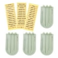 thumbnail image 3 of veasfak 4 Pieces Sewing Needle Storage Box Three Grid Durable Needle Storage Case Crafts Green, 3 of 9