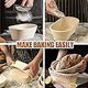 thumbnail image 4 of oval Bread Banneton Proofing Basket - 10 inch Baskets Sourdough Proofing Basket Set Banaton Towel for Baking oval Proofing for Sourdough Bread Making Starter Kit, 4 of 7