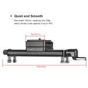 SUNWAYFOTO MFR-150D Macro Focusing Rail with screw-knob clamp