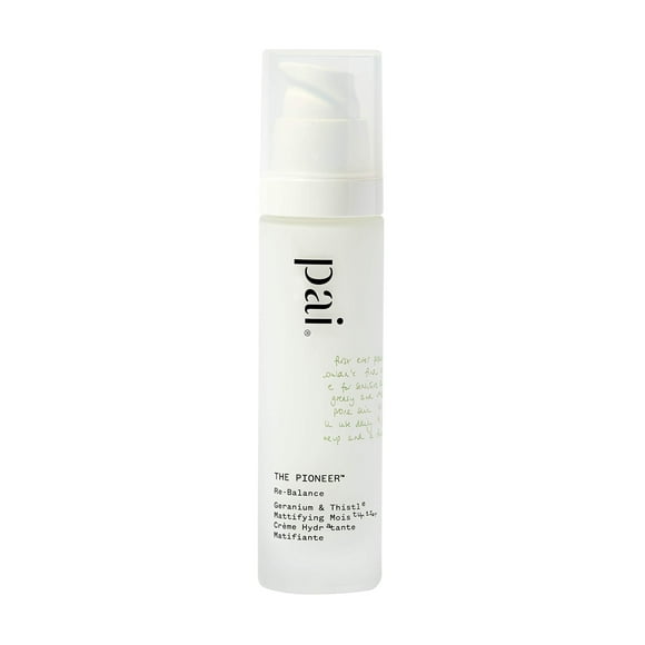 PAI SKINCARE - El pionero: Crema hidratante matificante de geranio + cardo | Cuidado de la piel sensible vegano natural (1.7 Fl Oz | 50 ml)