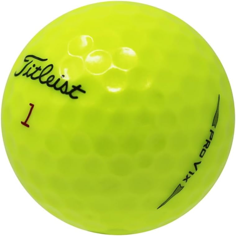 Pre-Owned Titleist Pro V1x Yellow Golf Balls 2019, Good / AAA Quality, 24 Count, by Reload