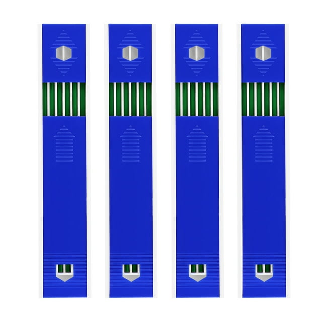Uxcell 2.8mm Carpenter Pencil Refills, 4Set/24Pcs Solid Mechanical Construction Pencil for Woodworking, Green
