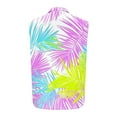 thumbnail image 4 of Nmnitkp Tank Tops Men Sleeveless Hawaiian Print Front Shirt for Men,High-Quality Fabric Mens Tank Top Button Down Shirts Multicolor,L, 4 of 5