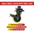 thumbnail image 6 of (2 Pack 8" ISO Shipping Container Caster Wheels, 6600 lbs WLL/per Wheel - Container Casting Wheels for Movement of Shipping Containers, 6 of 9