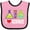 Pink and Black, variant on Inktastic I Love Science Chemistry Teacher Boys or Girls Baby Bib