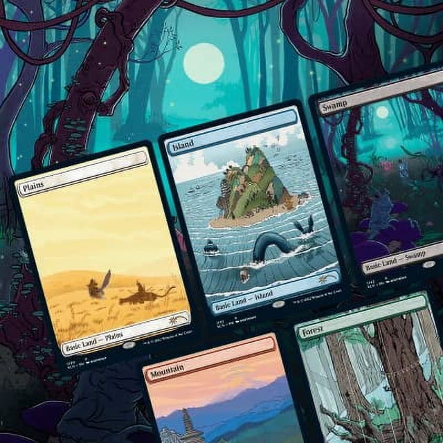 Magic: The Gathering Secret Lair : Invitée Spéciale : Kozyndan : The Lands (Non Métallique)