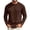 Coffee, variant on GrmtClth Men's Shirts Long Sleeve Crew Neck Shirt Solid Raglan Sleeve Lightweight Casual Basic Pullover Wine 3XL