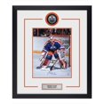 thumbnail image 1 of Grant Fuhr Logo de Rondelle des Oilers d'Edmonton Signé Cadre 22x26, 1 of 1