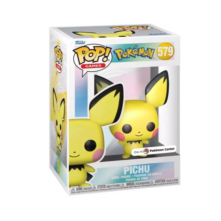 Funko Pop! Pokemon Pearlescent Pichu #579 Pokemon Center