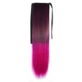 thumbnail image 3 of 55cm Colorful Horsetail Ponytail Straight Gradient Hair extension Cosplay party, 3 of 11