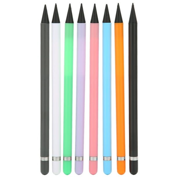 8 Uds lápiz de plástico de carbono estudiante dibujo caligrafía lápiz signo pluma lápiz óptico