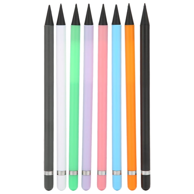 8 Uds lápiz de plástico de carbono estudiante dibujo caligrafía lápiz signo pluma lápiz óptico
