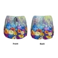thumbnail image 3 of Daiia Spring Flower Seasonal Pattern Women's 2 in 1 Running Shorts - Lightweight Athletic Workout Gym Yoga Shorts Liner with Phone Pockets-Large, 3 of 7