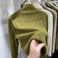 thumbnail image 1 of Chandails à Capuchon Mode pour Femmes Chauds Amples Blouse à Manches Longues Col Rond Chandail Décontracté Hauts Blouses Tenues de Rentrée pour Femmes en Liquidation, 1 of 7