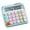 Blue, variant on Sunlight power 12 Digit Flexible Calculator Anti Wear Controls Portable Design For Financial Work School Use