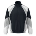thumbnail image 4 of Umfun Full Zip Track Jackets for Men Casual Color Block Sportswear Stand Collar Lightweight Coat with Elastic Cuffs for Fall, 4 of 8