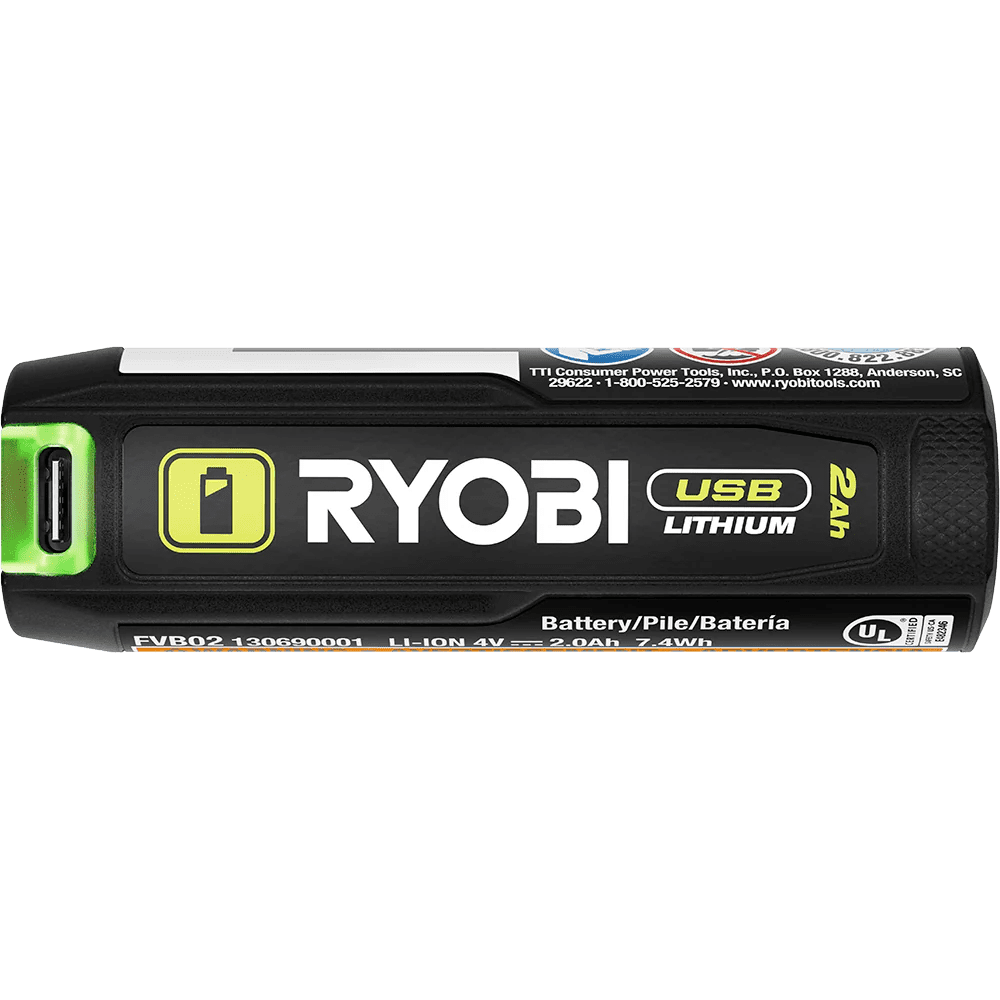 Ryobi FVB02 USB Lithium 2.0 Ah Rechargeable Battery