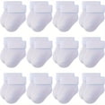 thumbnail image 2 of MesaSe 12 Pairs Newborn Socks Thick Terry Turn Cuff Socks for Baby Boys Girls, 2 of 6