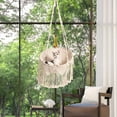 thumbnail image 1 of Mewoofun Lit pour Chat Hamac Tissé Lit Suspendu pour Chat Lit en Coton, Sans Coussin, 1 of 8