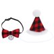 thumbnail image 1 of EeaseMX 2 collares creativos para mascotas y gorro navideño para perro con cascabel, accesorios para perros, 1 of 7